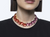 necklace Triangle Multicolored Mixed metal finish