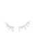 Silver Mini Icons Earcuff with bar and charms | TOUS