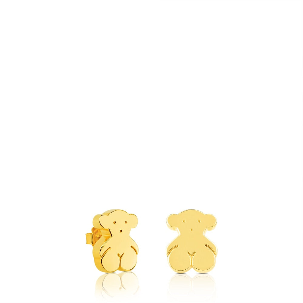 Gold Sweet Dolls Earrings big Bear motif Push back | TOUS