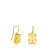 Gold Sweet Dolls Earrings with Bear motif Hook back | TOUS