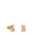 Small gold and diamonds bear Earrings Lligat | TOUS