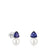 White gold Earrings with rhodolites and cultured pearl Ivette | TOUS