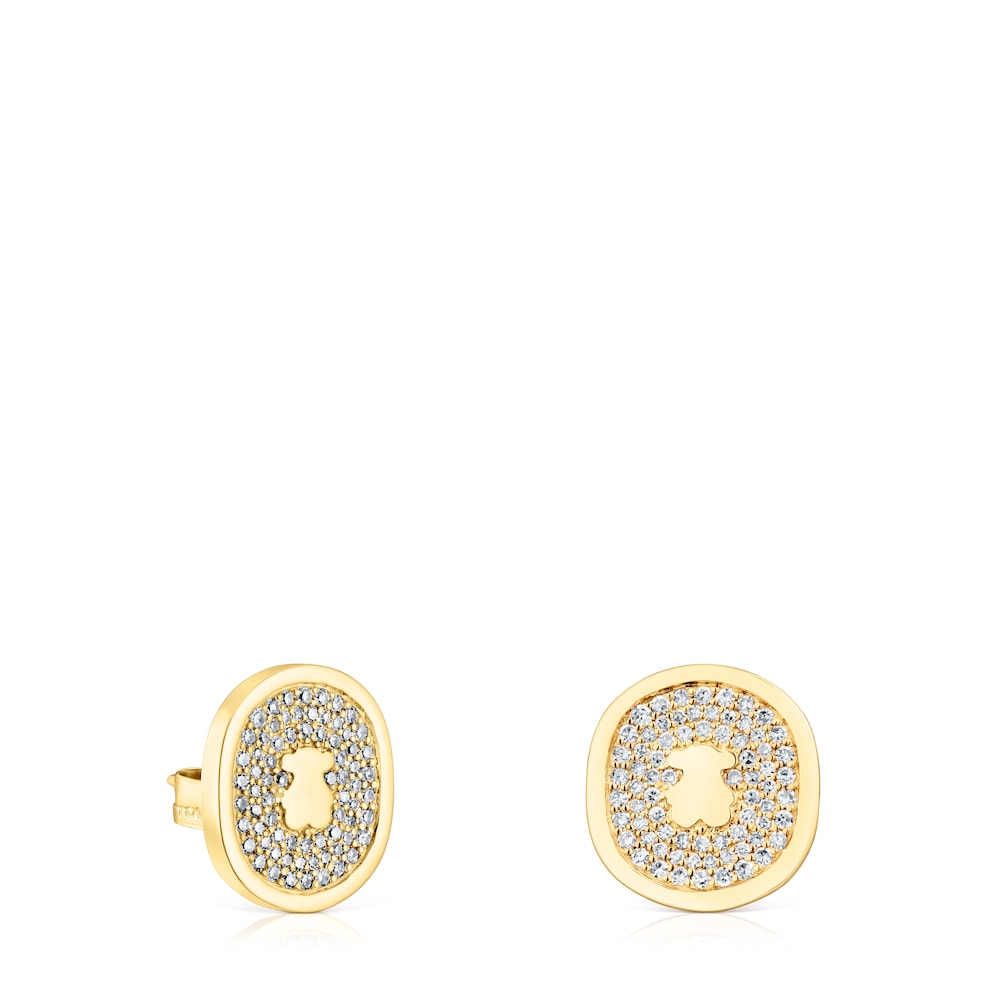 Gold Oursin Earrings | TOUS