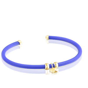 TOUS Blue star and silver vermeil TOUS St. Tropez Caucho Bracelet